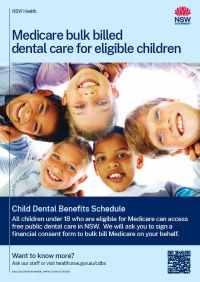 Child Dental Benefits Schedule - Poster - A4