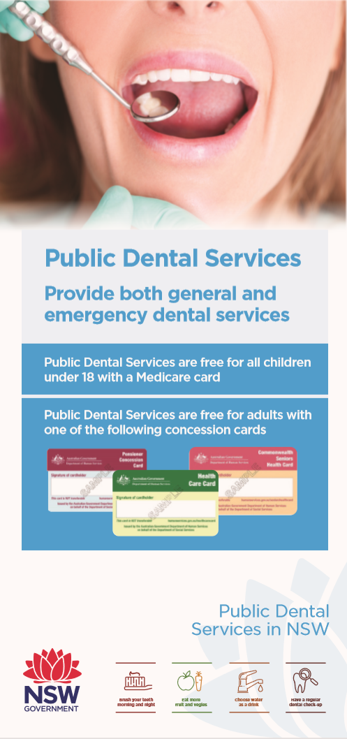 Public Dental Services Brochure