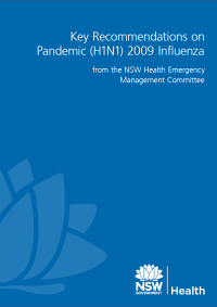 Key Recommendations on Pandemic (H1N1) 2009 Influenza 