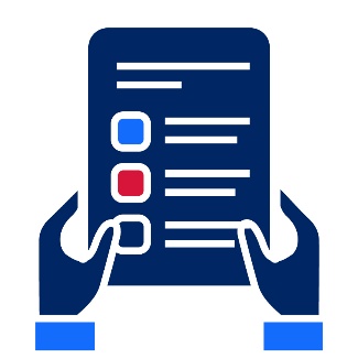 A person holding an Easy Read document.