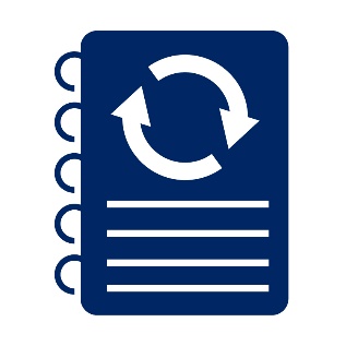 A guidelines document with a change icon in it.