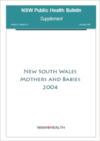 NSW Mothers and Babies 2004