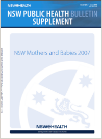 NSW Mothers and Babies 2007