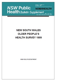 NSW Older People&#39;s Health Survey 1999