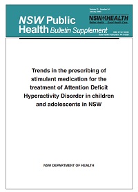 Trends in the Prescribing of Stimulant Medication for the Treatment of ADHD in Children and Adolescents in NSW