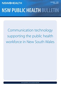 Communication Technology Supporting the Public Health Workforce