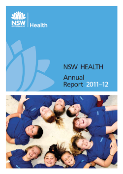 Annual Report 2011-12 NSW Health