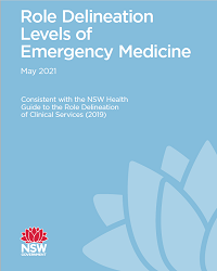 Role Delineation Levels of Emergency Medicine