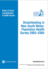 Breastfeeding in New South Wales: Population Health Survey 2003-2004