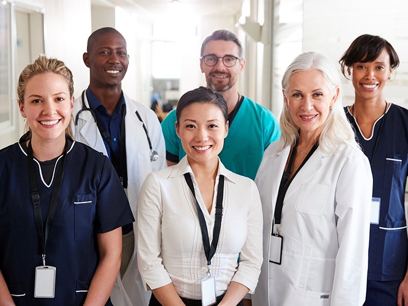 A group of doctors.