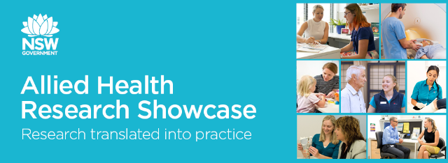 Allied Health Research Showcase - Research translated into practice