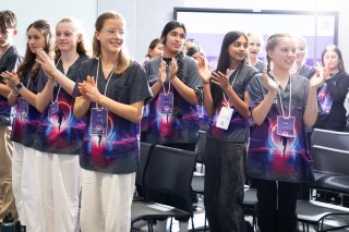 Particpants applauding