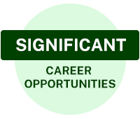 Significant career opportunities
