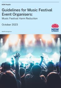 Guidelines for music festival event organisers: Music festival harm reduction