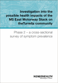 Investigation into the possible health impacts of the M5 East Motorway Stack on the Turrella community- Phase 2