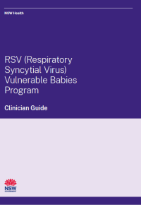 RSV (Respiratory Syncytial Virus) Program - Clinician Guide