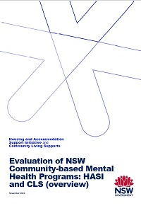 Evaluation of NSW Community-based Mental Health Programs: HASI and CLS (overview)