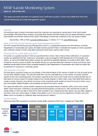 NSW Suicide Monitoring System - Report 33 - Data to May 2023