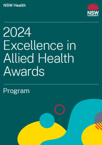 2024 Excellence in Allied Health Awards - Program